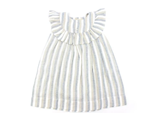 MarMar dusty blue stripe kjole Drussa